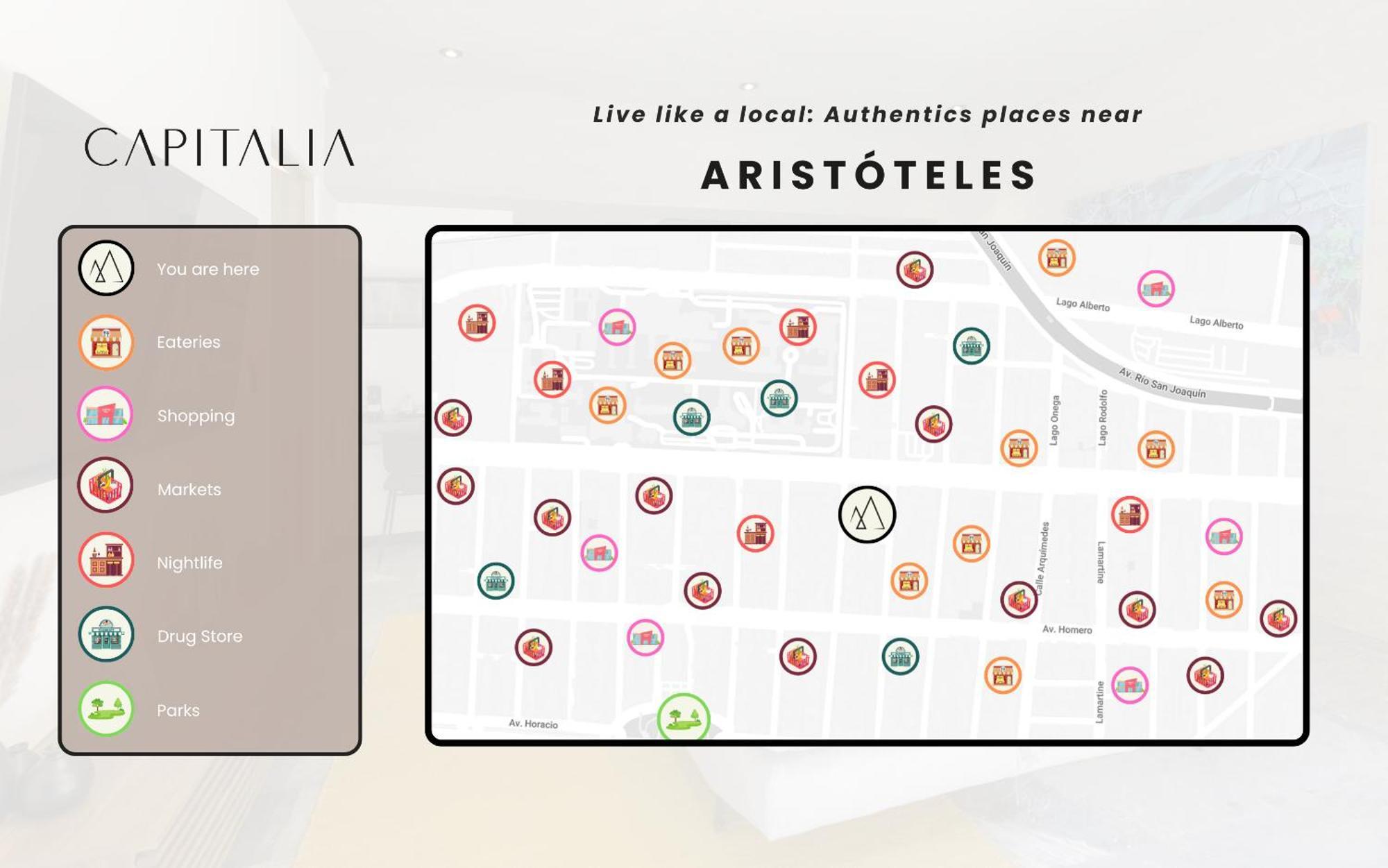 מקסיקו סיטי Capitalia - Luxury Apartments - Aristoteles מראה חיצוני תמונה